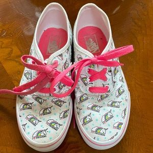 Girls Unicorn Vans